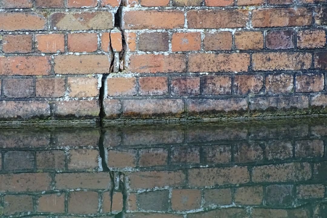 Retaining wall in need of repair